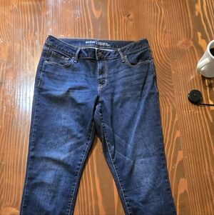 Old Navy Rockstar Women's Mid-Rise Blue Skinny Jeans 12